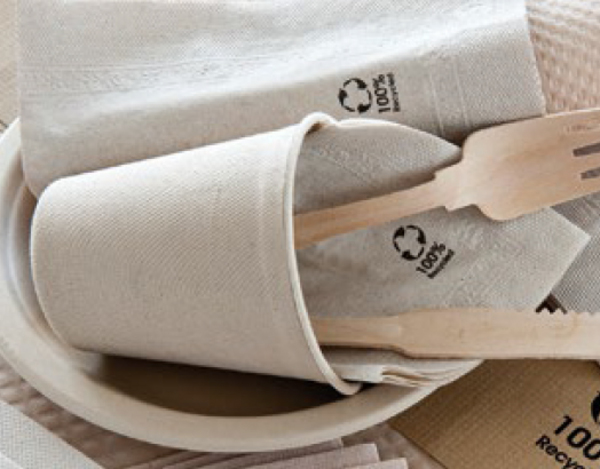 servilleta 20x20 feel green 2cap.100u.